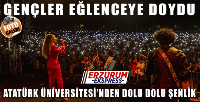 GENÇLER EĞLENCEYE DOYDU