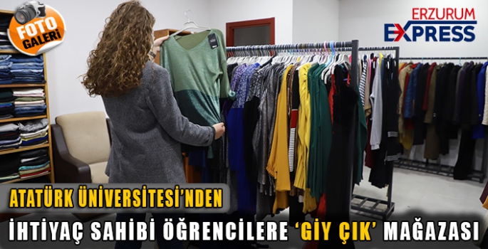 Giy-çık mağazası iyilik köprüsü olmaya devam ediyor