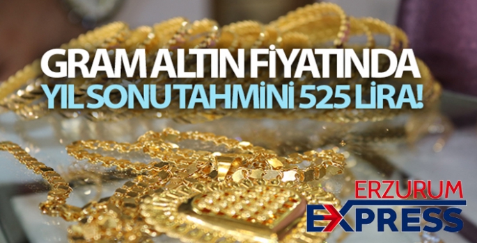 Gram altın fiyatında yıl sonu tahmini 525 lira