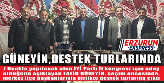 GÜNEYİN, DESTEK TURLARINDA