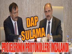 2018 yılı DAP sulama projelerinin protokolleri imzalandı