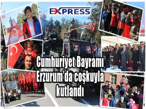 29 Ekim Cumhuriyet Bayramı Erzurumda coşkuyla kutlandı 