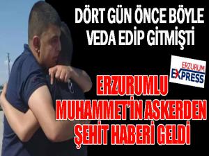 4 gün önce askere gitmişti, şehit haberi geldi