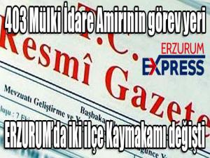 403 Mülki İdare Amirinin görev yeri 
