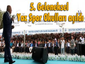 5. Geleneksel Yaz Spor Okulları açıldı