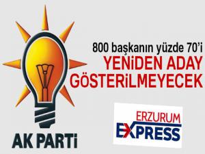 560 AK Partili başkan aday yapılmayacak