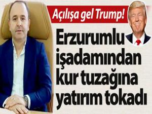 Açılışa sen de katılsana Trump