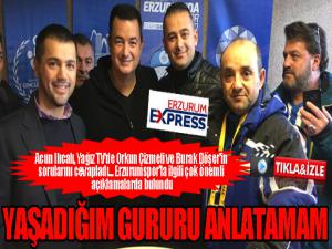 Acun Ilıcalı, Yağız TV'ye konuştu... Erzurumspor'la ilgili önemli açıklamalarda bulundu...
