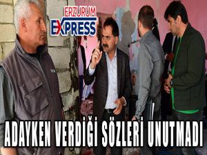 ADAYKEN VERDİĞİ SÖZLERİ UNUTMADI 