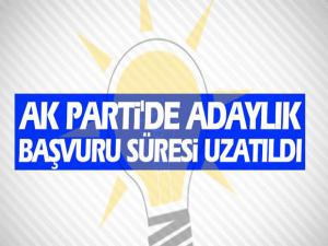 AK Partide aday adayı başvuru süresi uzatıldı