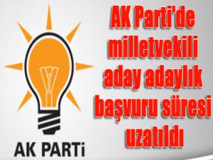 AK Parti'de milletvekili aday adaylık başvuru süresi uzatıldı