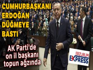 AK Parti'de on il başkanı topun ağzında