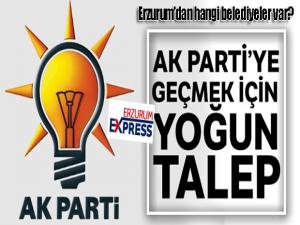 AK Parti'ye geçmek için yoğun talep