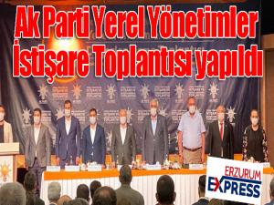 Ak Parti Yerel Yönetimler İstişare toplantısı yapıldı