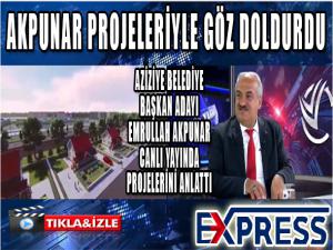 Akpunar projelerini anlattı 