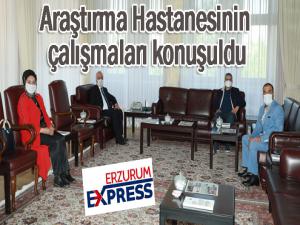Araştırma Hastanesinin çalışmaları konuşuldu