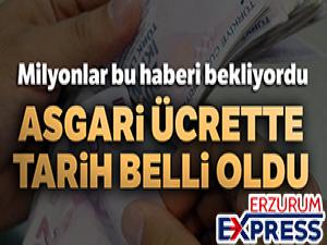 ASGARİ ÜCRET BELLİ OLDU