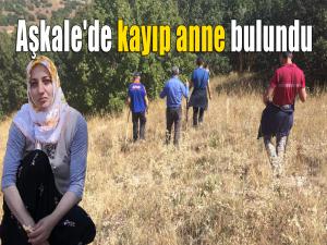 Aşkale'de kayıp anne bulundu