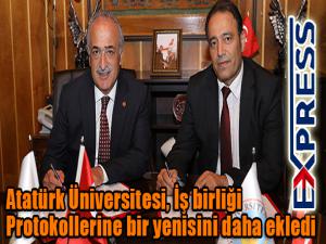 Atatürk Üniversitesi, İş birliği Protokollerine bir yenisini daha ekledi 