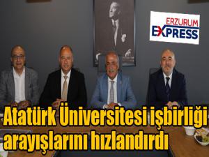 Atatürk Üniversitesi işbirliği arayışlarını hızlandırdı 
