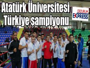Atatürk Üniversitesi Türkiye şampiyonu