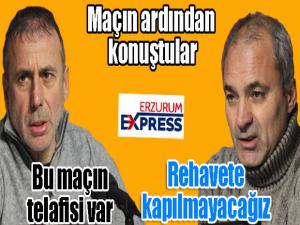 Avcı ve Sözeri maçın ardından konuştu...