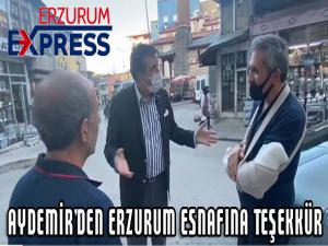 Aydemir esnafın nabzını tuttu