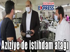 Aziziye de istihdam atağı