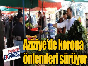 Aziziyede korona önlemleri sürüyor