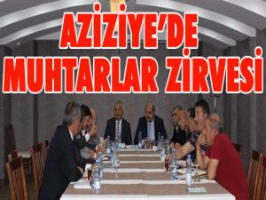 Aziziyede muhtarlar zirvesi