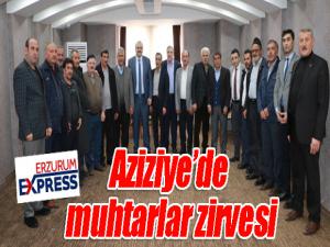 Aziziyede muhtarlar zirvesi