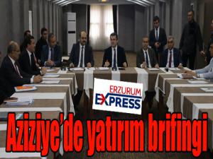 Aziziyede yatırım brifingi