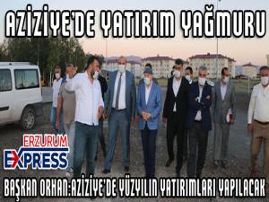 Aziziyede yatırım yağmuru