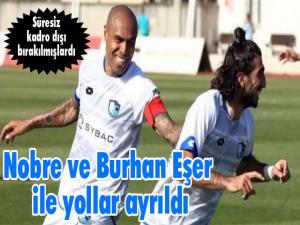B.B. Erzurumspor'da Nobre ve Burhan Eşer ile yollar ayrıldı 