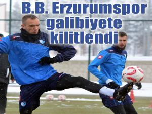 B.B. Erzurumspor galibiyete kilitlendi 