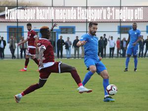 B.B. Erzurumspor hazırlık maçında Elazığsporu 3-1 mağlup etti 