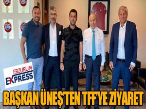 B.B. Erzurumspor Kulübünden TFF Başkanı Nihat Özdemire nezaket ziyareti