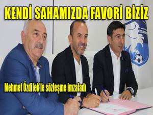 B.B. Erzurumspor teknik direktör Mehmet Özdilekle sözleşme imzaladı 