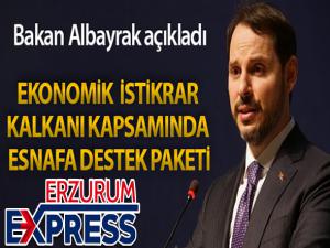 Bakan Albayrak, Halkbank aracılığıyla esnafa iki desteğin devreye alındığını açıkladı
