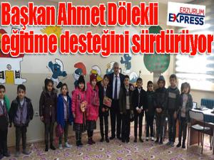 Başkan Ahmet Dölekli, eğitime desteğini sürdürüyor