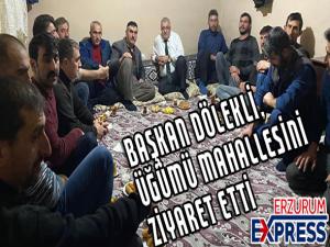 Başkan Dölekli, Üğümü Mahallesini ziyaret etti