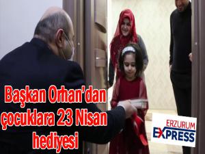 Başkan Orhan'dan çocuklara 23 Nisan hediyesi