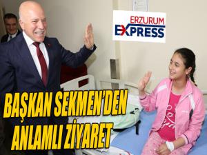 Başkan Sekmenden anlamlı ziyaret