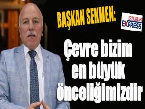 Başkan Sekmenden Dünya Çevre Günü mesajı