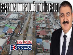 Başkan Sunar soluğu TOKİde aldı