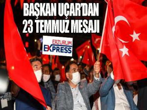 Başkan Uçar: Erzurum Kongresi vatan ve bayrak sevgimizin sembolüdür