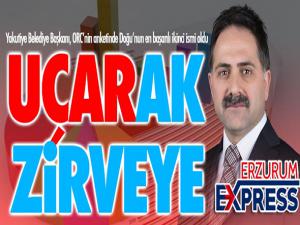 Başkan, zirveye uçuyor...