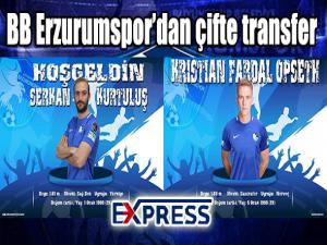 BB Erzurumspordan çifte transfer 