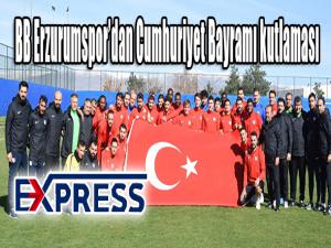 BB Erzurumspordan Cumhuriyet Bayramı kutlaması 