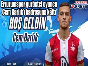 BB Erzurumspor gurbetçi oyuncu Cem Barlıkı kadrosuna kattı 
